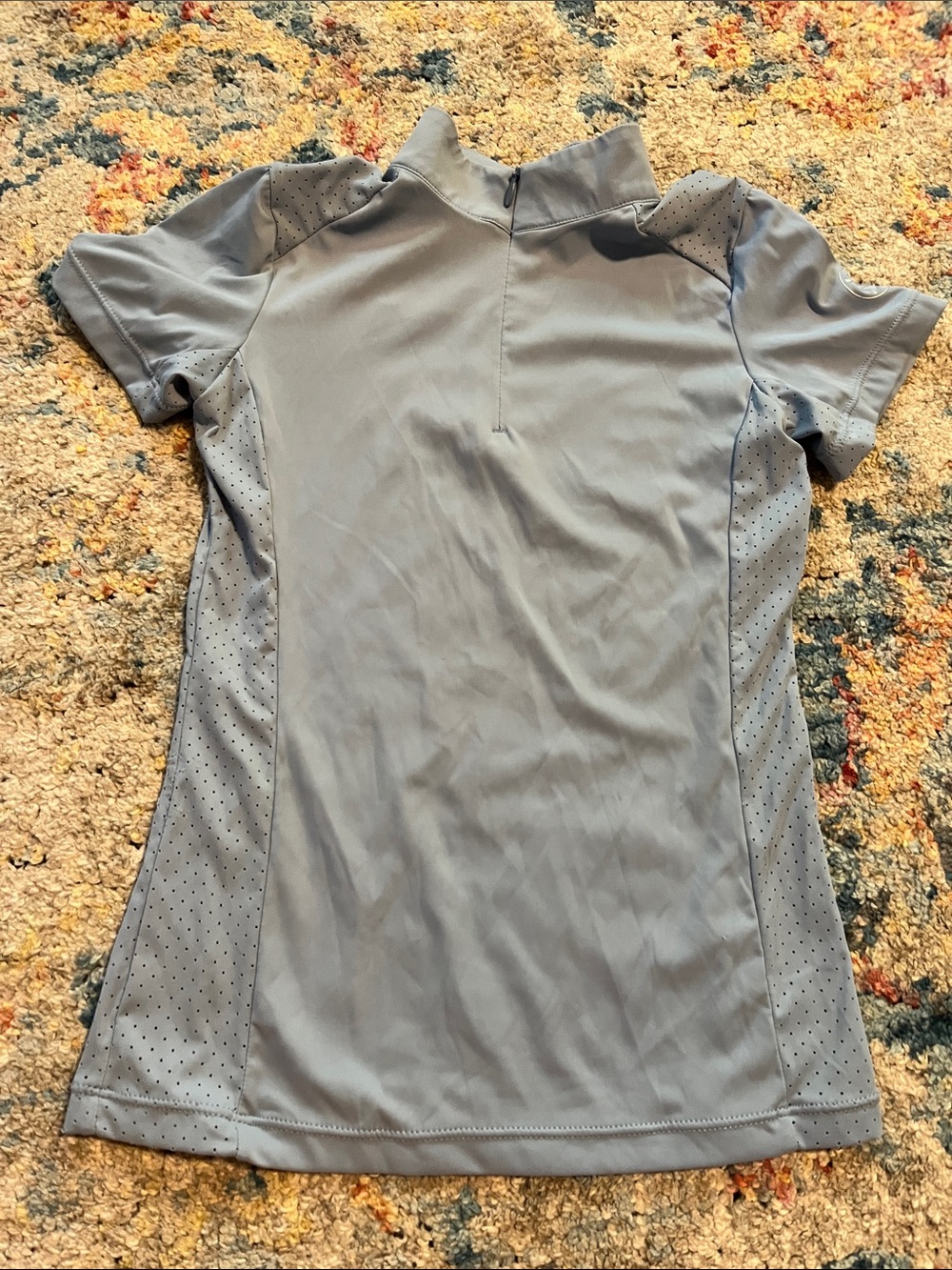 Kids Short Sleeve Performance Tee in Light blue
